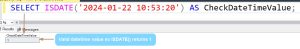ISDATE Function in SQL Server Checking Valid Datetime Value