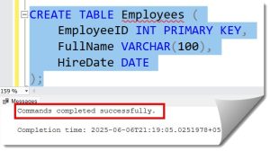 SQL Server Date Data Types
