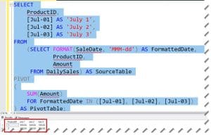 Pivot Date Column In SQL Server - SQL Server Guides