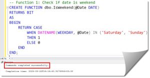 How to Get Weekend Date in SQL Server - SQL Server Guides