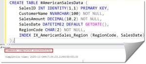 How to Retrieve Data from Temp Table in SQL Server