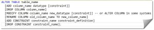 SQL Server Change Table Schema