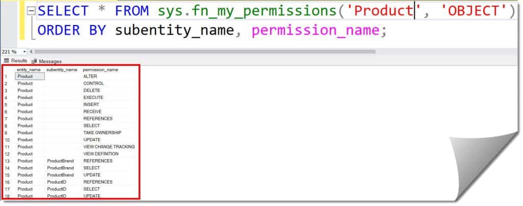 How to Check Object Level Permissions in SQL Server