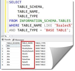 Find Table In SQL Server - SQL Server Guides