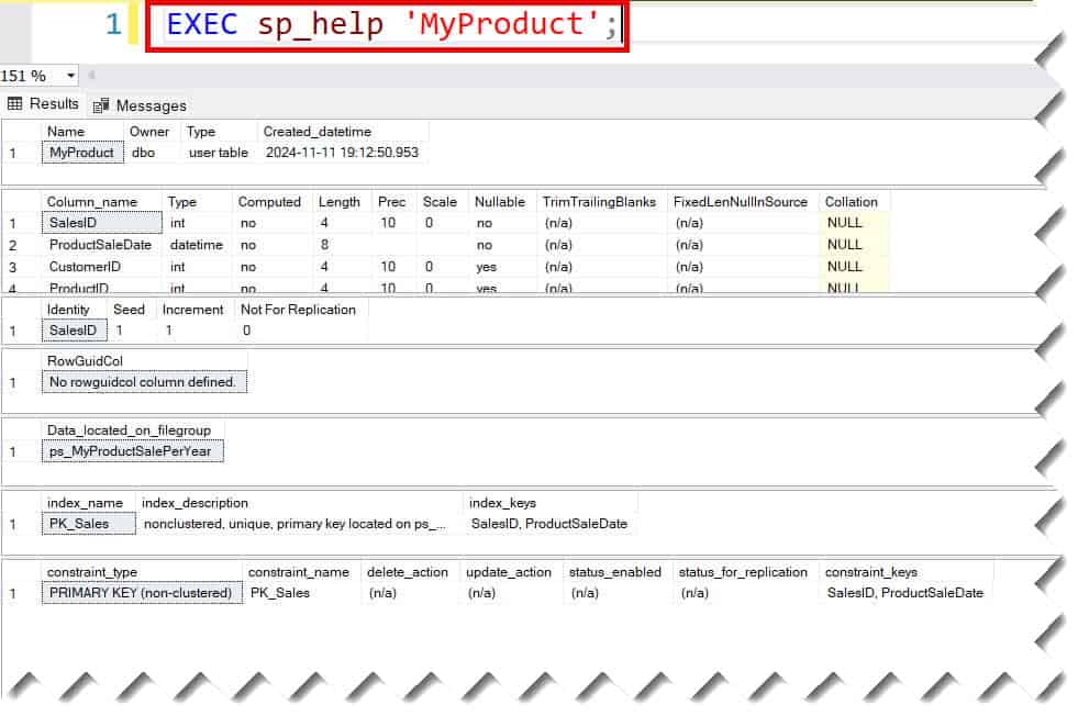 Get Primary Key Of Table SQL Server