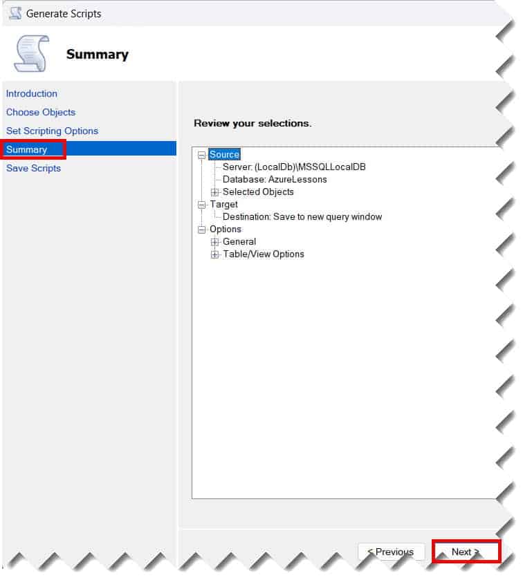 sql generate insert statements from table