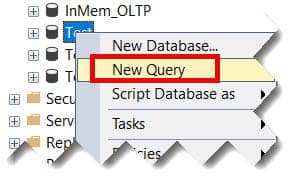 run a query in ssms