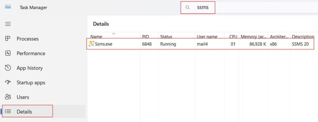sql server management studio cannot run when setup is in progress