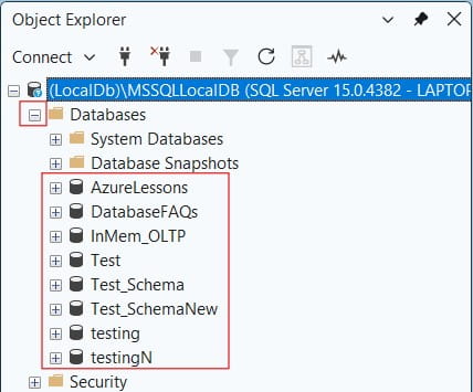 Detach database in SSMS