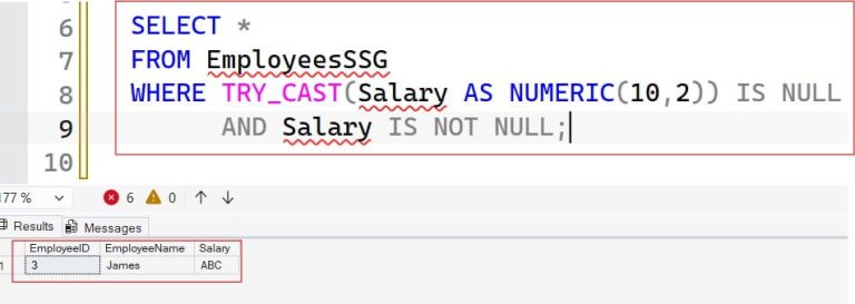 Error converting data type varchar to numeric. - SQL Server Guides