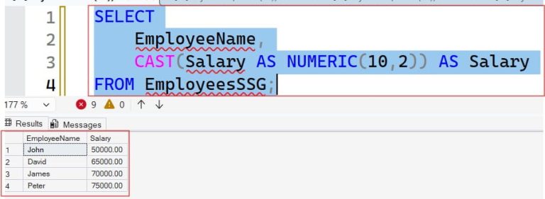 Error converting data type varchar to numeric. - SQL Server Guides