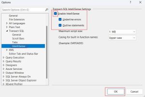 SSMS Autocomplete Not Working - SQL Server Guides