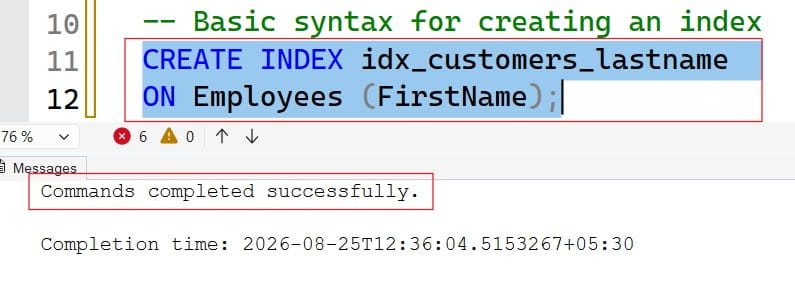 SQL Indexes