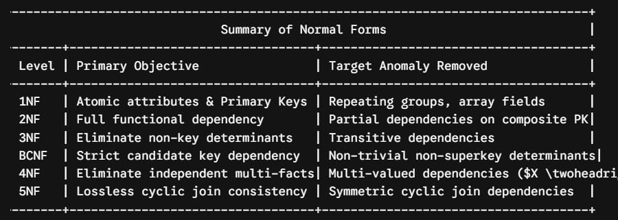 SQL Normalization