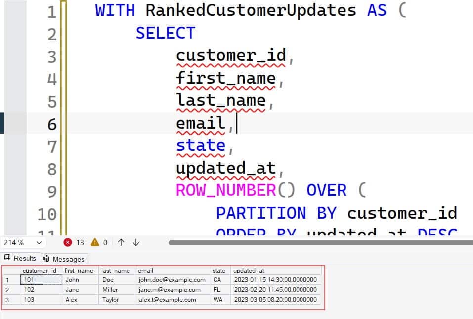 SQL PARTITION BY