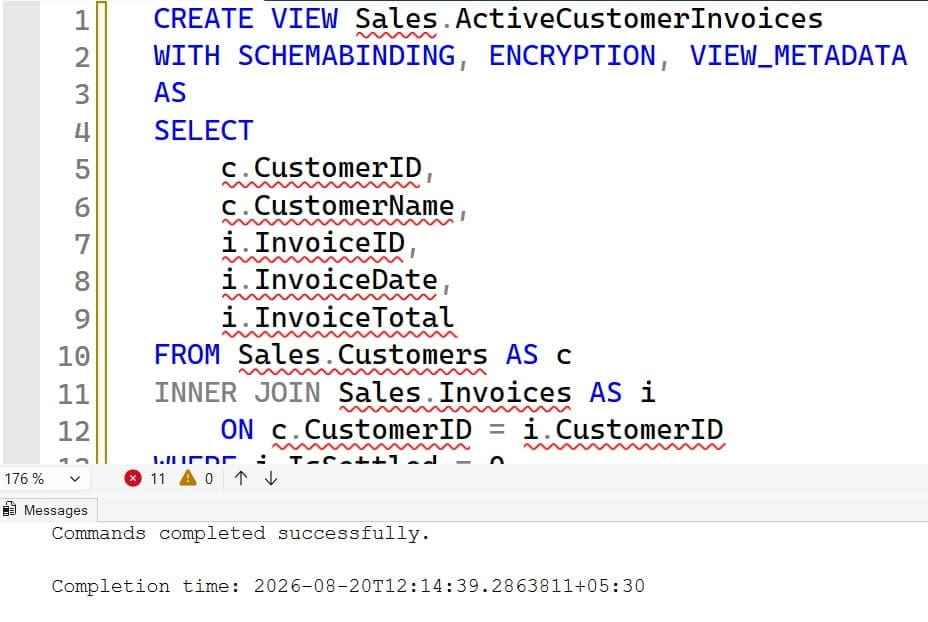 Views SQL Server