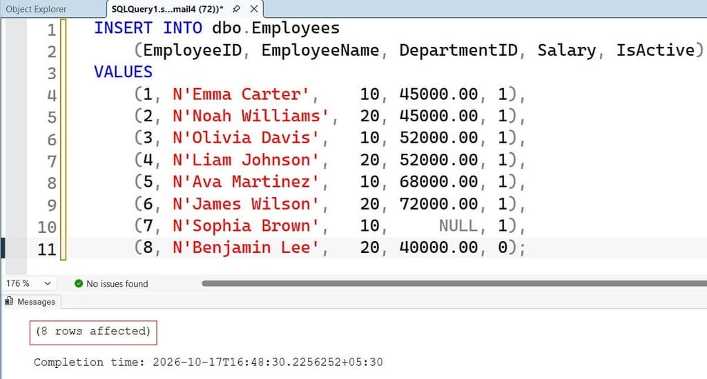Find the Second Lowest Salary in SQL Server