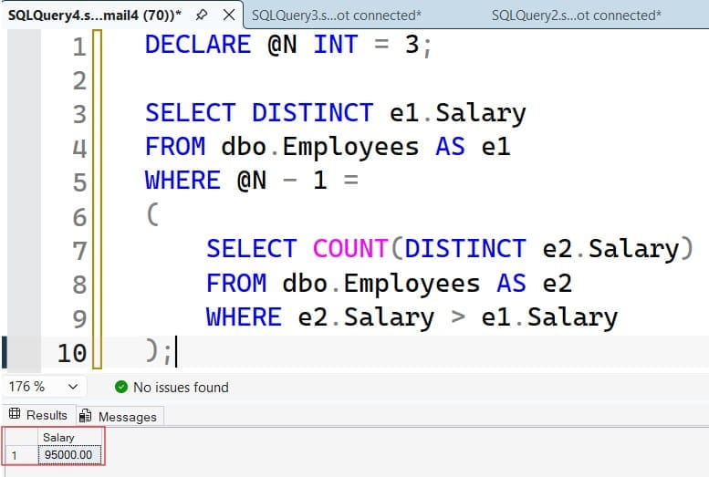 How to Find Nth Highest Salary in SQL